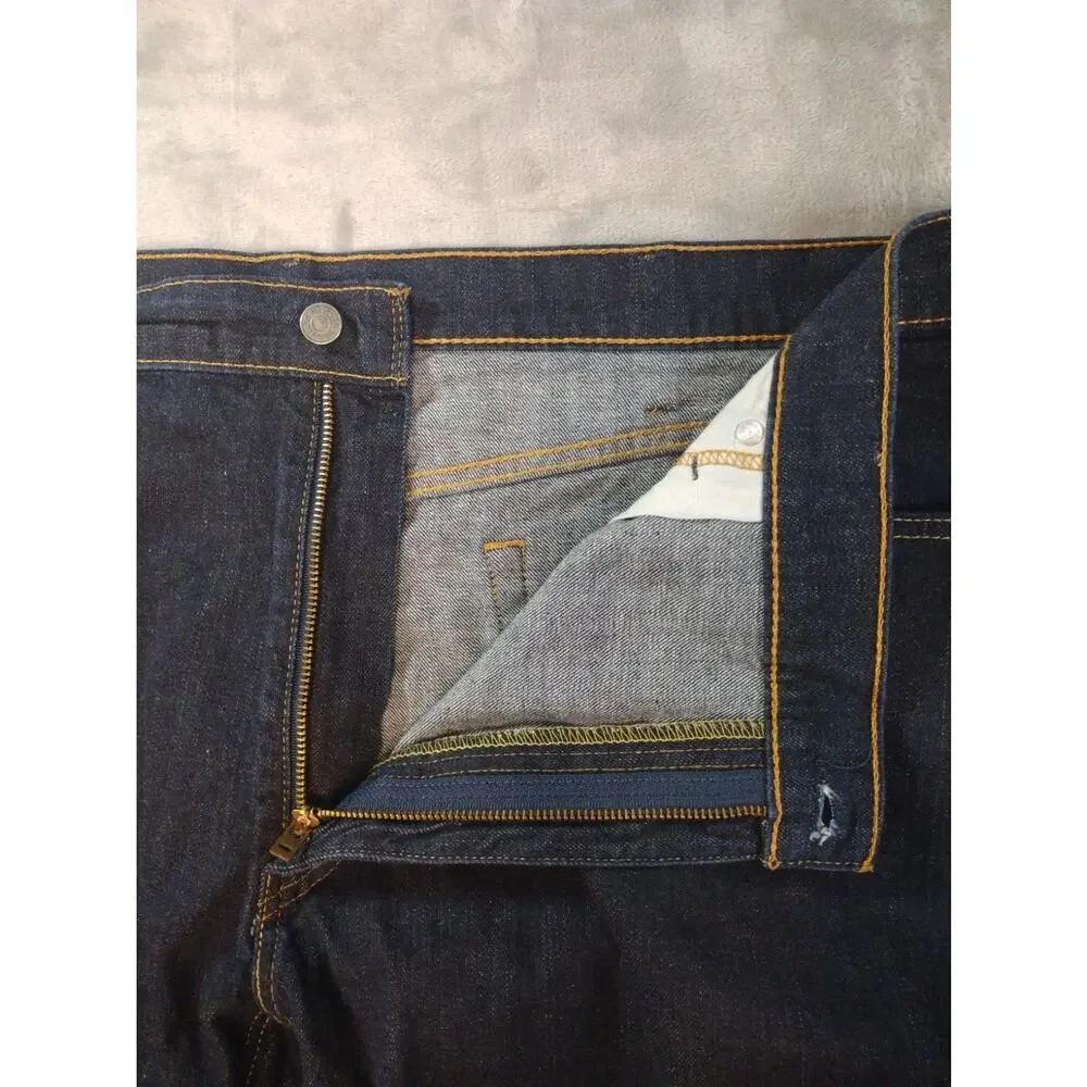 Levis 541 Jeans Mens 48x30 Athletic Fit Straight Leg Dark Wash Casual Americana